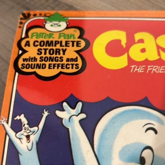 CASPER THE FRIENDLY GHOST WHERE DO YOU HIDE IN A HAUNTED HOUSE 45 RPM RECORD - Picture 4 of 5